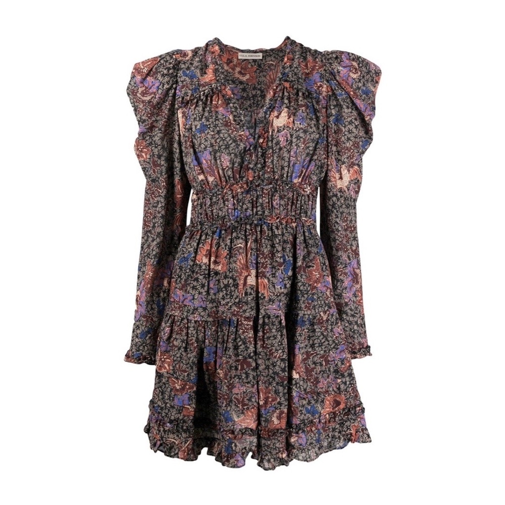 Ulla Johnson floral printed ruffle dress U11